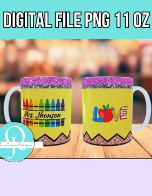Taza de Maestras / Maestros / Teachers Day / PNG file / envoltura de taza de 11 oz / descarga instantanea