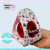 Empaque para esfera de navidad, svg studio,pdf cricut cameo scan cut, archivo digital, descarga inmediata