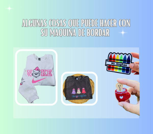 CLASE DE BORDADO PERSONALIZADA Via Zoom