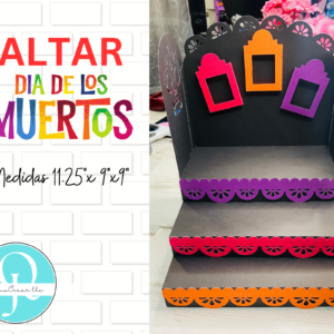 Altar Dia de Muertos archivo de corte SVG / Studio / PDF / Cricut / Studio / Scan cut / etc fácil de cortar