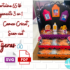 Altar Dia de Muertos archivo de corte SVG / Studio / PDF / Cricut / Studio / Scan cut / etc fácil de cortar