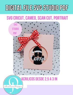 EMPAQUE ACRILICO UNIDAD / SVG, STUDIO, PDF / CRICUT, CAMEO, SCAN CUT, PORTRAIT / DIGITAL FILE