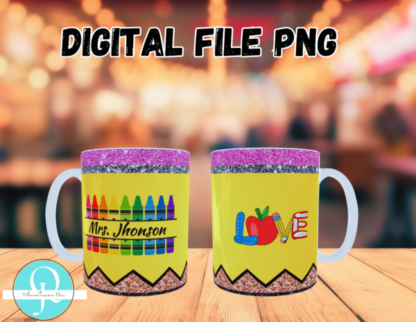 Taza de Maestras / Maestros / Teachers Day / PNG file / envoltura de taza de 11 oz / descarga instantanea