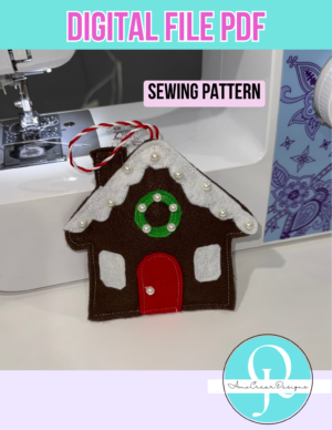 HOME GENGI ORNAMENT/ PATTERN SEW / PDF / DIGITAL FILE / CHRISTMAS