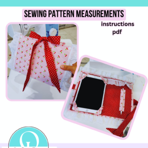 Ipad Cover Sew Pattern / Measures  / PDF Instructions / digital file ipad 10.2  Generation 7th 8th 9th