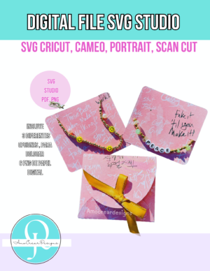 Empaque para JOYAS /PACKING / JEWELRY / SVG, STUDIO, PDF, 6 PNG DIGITAL PAPER, CRICUT, CAMEO, SCAN CUT, PORTRAIT / DIGITAL FILE / VALENTINES / CHRISTMAS
