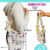 bag hongos BAG PATTERN SEW / PDF / PRINT / HOME PRINT , DIGITAL FILE