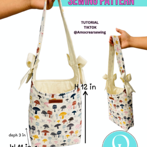 BAG PATTERN SEW / PDF / PRINT / HOME PRINT , DIGITAL FILE