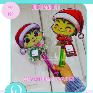 BUBLE POPS IMPRIMIBLES / BASTONES DE BURBUJAS / PDF / PNG / DIGITAL FILE / CHRISTMAS