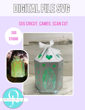 Lupita Lampara, Farol / SVG / STUDIO / Cricut, Cameo, Scan cut / DIGITAL FILE / BORDADO