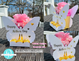 Butterfly Basket flowers , SVG / PDF / Cricut / Scancut / Cameo / digital file