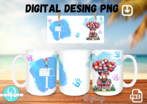 Una Aventura de Altura 2 PNG para tazas de 15 oz y 11 oz Descarga Digital / VALENTINES