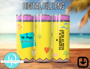 mockup tumbler NOTE LAPIZ Envoltura digital png / Tumbler PENCIL teacher / PNG / Dia del maestro / tumbler 20 oz /