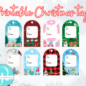 TAGS CHRISTMAS PNG / DIGITAL FILE