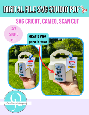 aqui toma cafe mockup Porta taza/ DIA DEL PADRE / Incluye png de taza y etiqueta / taza de 11 oz / SVG / PDF TIJERAS / STUDIO CAMEO / DIGITAL FILE / FATHERS DAY / MUG HOLDER / AQUI TO,A CAFE EL MEJOR PAPÀ
