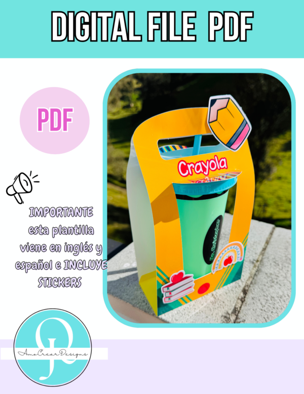 PORTA VASO 24 OZ FOTO DIA DEL MAESTRO / PORTA VASO 24 OZ / TEACHERS DAY / PDF TIJERAS / DIGITAL FILE / DESCARGA