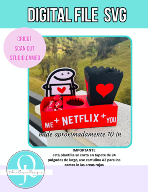 caja netflix foto CAJA NETFLIx / BOX MOVIE / SVG / CRICUT / SCAN CUT / STUDIO CAMEO / DESCARGABLE / DIGITAL FILE