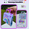 Estuche para crayolas + libro de colorear Editable en Canva PDF del diseño de bluey, Archivo Digital