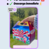 Lunch box caja de cumpleaños plim plim y cars, es editable en canva gratis o pro, descarga inmediata, archivo digital