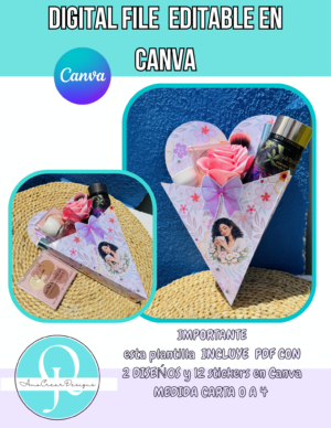 CONOS DIA DE LA MADRE /MOTHERS DAY / 2 DISEÑOS INCLUIDOS / EDITABLE EN CANVA / 12 STICKERS PARA DIFERENTES CONOS DEL DIA DE LA MADRE / PDF LISTO PARA IMPRIMIR / DIGITAL FILE