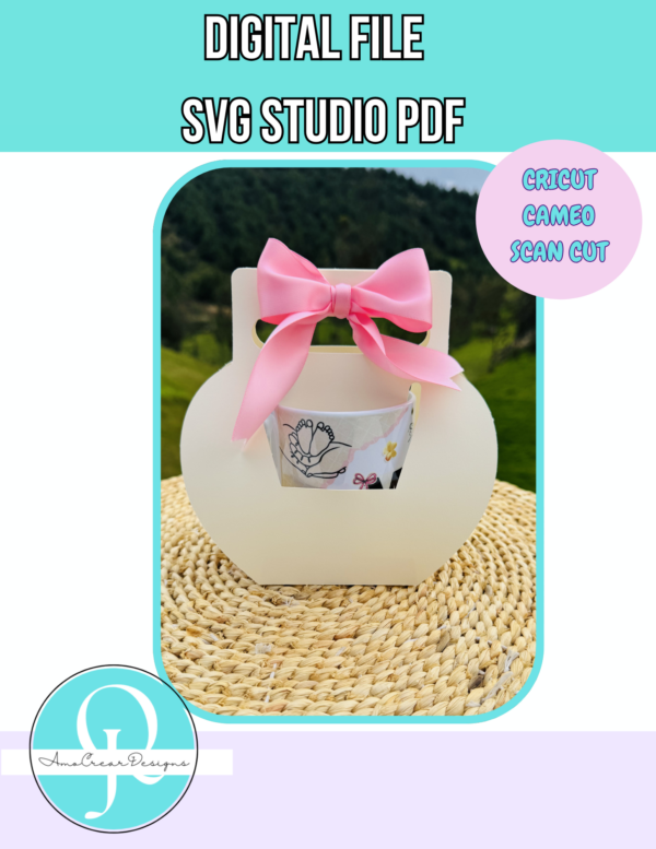 PORTA TAZA 11 OZ DIA DE LA MADRE / MOTHERS DAY / HOLDER MUG /SVG CRICUT / SVG SCAN CUT  / STUDIO CAMEO / PDF TIJERAS