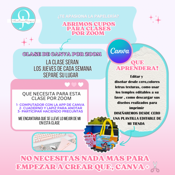 clases-edicion CLASE DE CANVA / DURACION 1 HORA/ CLASE POR ZOOM / EDITAR DISEÑAR Y MAS LA CLASE ES PERSONAL NO EN GRUPO