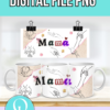 3 png TAZAS / 11 OZ MUG / DIA DE LA MADRE / MOTHERS DAY / DIGITAL FILE /