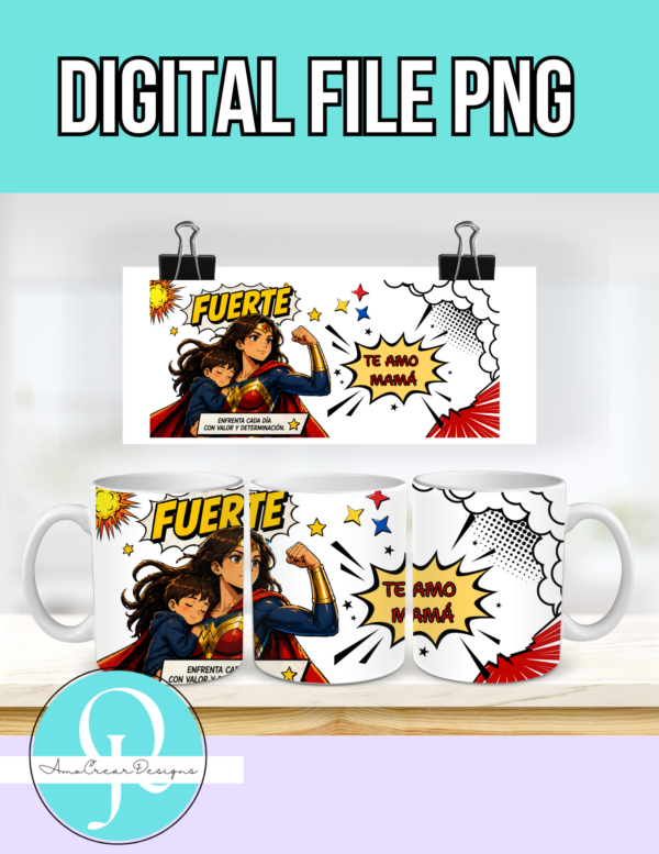 3 DISEÑOS PNG / TAZAS PARA MAMA / DIA DE LAS MADRES / TAZAS 11 OZ / MAMA AMOROSA/ DIGITAL FILE