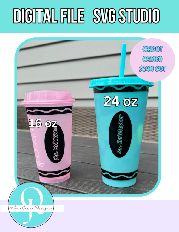 CRAYOLA LINEAS / SVG CRICUT / SVG / SCAN CUT / STUDIO CAMEO / DIGITAL FILE / DIA DEL MAESTRO