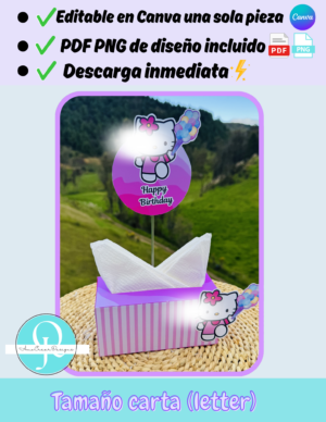 servilletero Servilletero Editable en Canva, para toda ocacion cumpleaños baby shower etc, descarga inmediata archivo digital