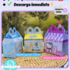 Cajita feliz de cumpleaños, incluye diseños de fotos svg studio pdf, editable en canva archivo digital, descarga inmedita