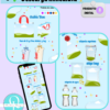 Propuesta para clientes set gable box, agua, caprisum, chips bag, gorrito de cumple, archivo digital, descarga inmediata