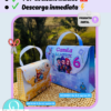 BOLSA MALETA, Cumpleaños,  Editable en Canva, descarga inmediata, 2 medidas, archivo digital 2 diseños incluidos