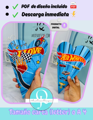 RAMO Hotwheels, PDF, descarga inmediata, archivo digital, corta con tijeras