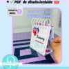 CALENDARIO 2027, con fotos corazón, Editable en Canva, english & español, archivo digital, descarga inmediata