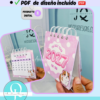 CALENDARIO, 2027 Editable en Canva, descarga inmediata PDF de diseño incluido, archivo digital